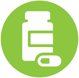 Icon with Prescription Bottle